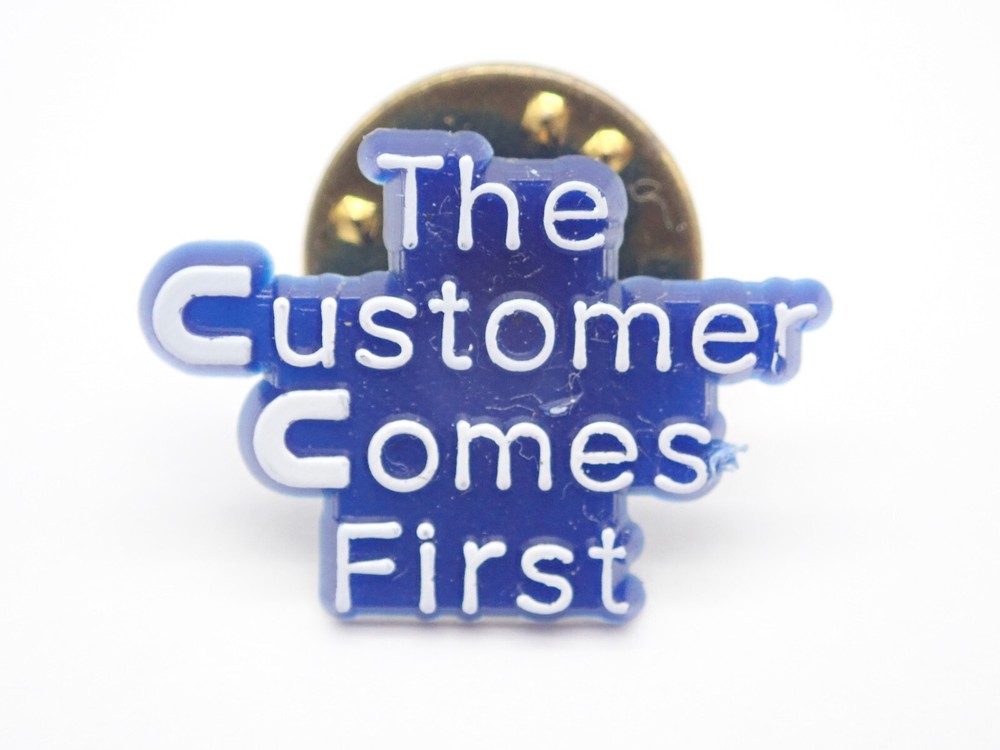 The Customer Comes First Cummins Vintage Lapel Pin-image