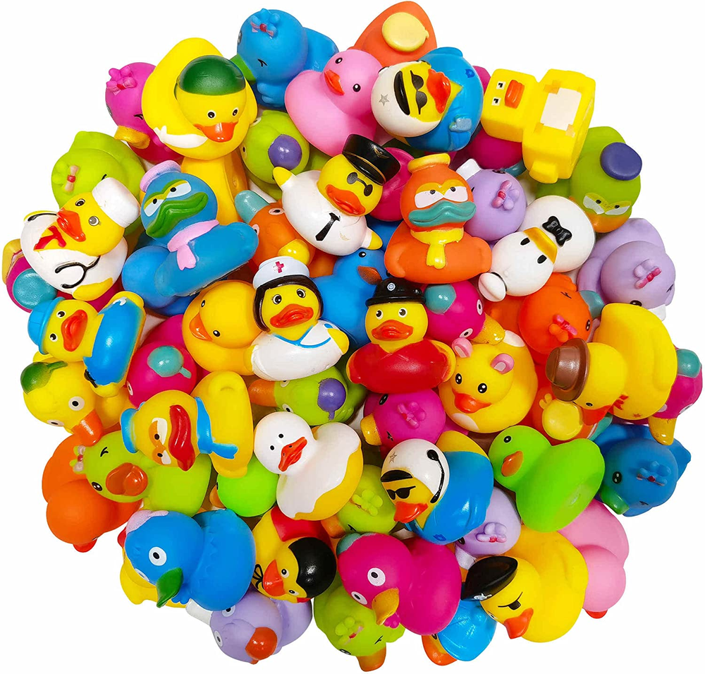 Bulk Rubber Duck Assortment for Jeep Ducking Bath Toys Floaters
