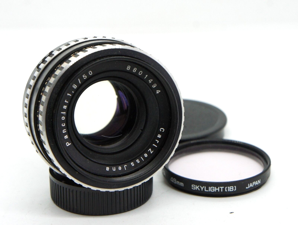 Carl Zeiss Jena Zebra Pancolar 50mm f1.8 M42 Mount Lens