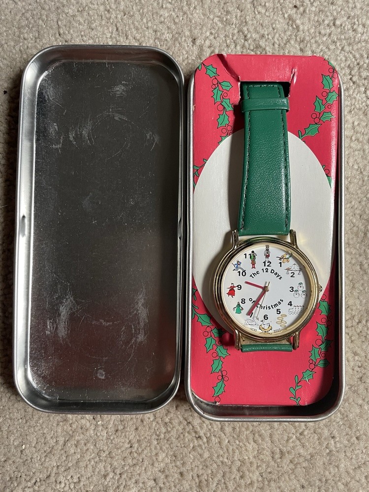 Vintage 12 Days of Christmas Watch with Timeless Elegance