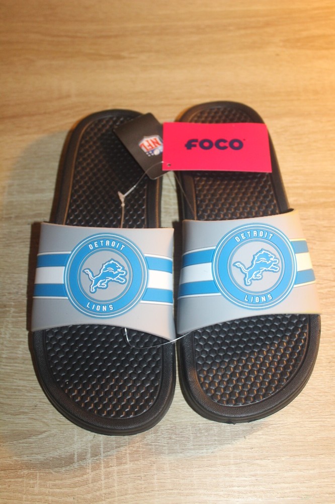 Detroit Lions NFL Football Men's Slide Sandals