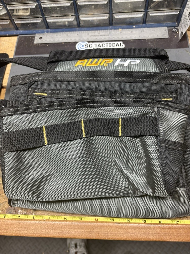 AWP 8-Pocket Electrician Tool Pouch with Belt for Work Gear
