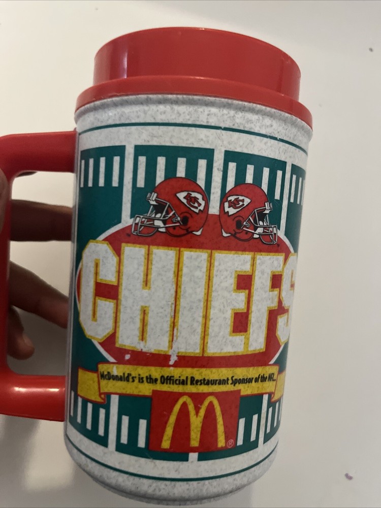 1993 Vintage Super Bowl Champs KC Chiefs McDonald’s Promo Thermo Mug