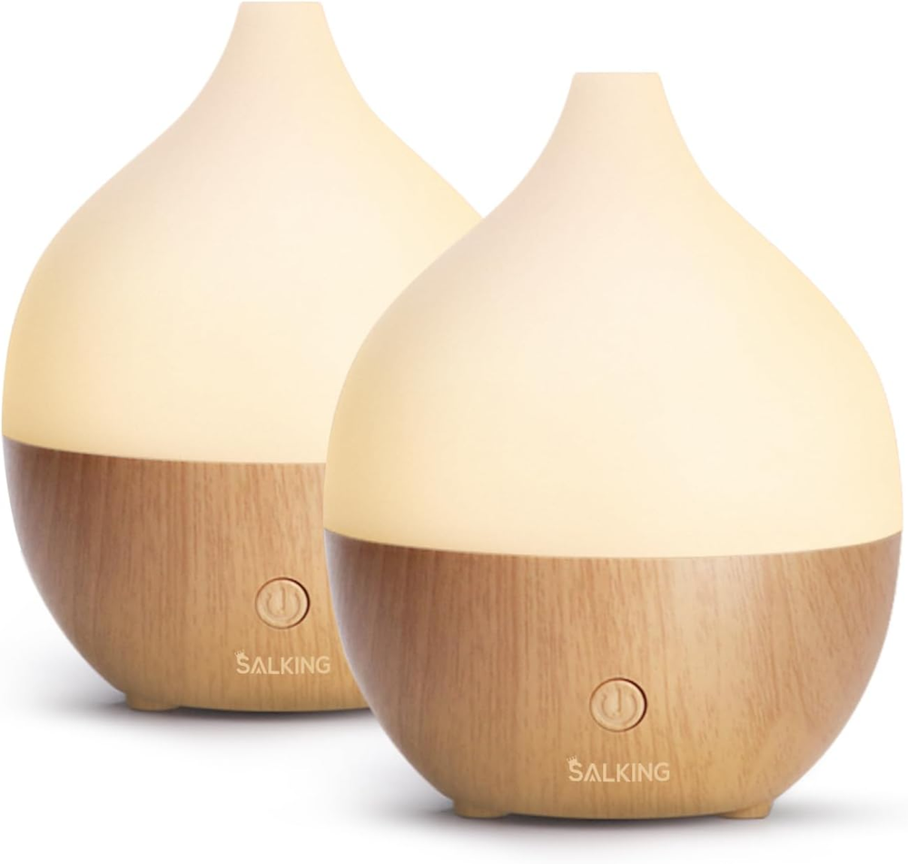 100ml Aromatherapy Essential Oil Diffuser Set of 2 with Auto Shut-Off