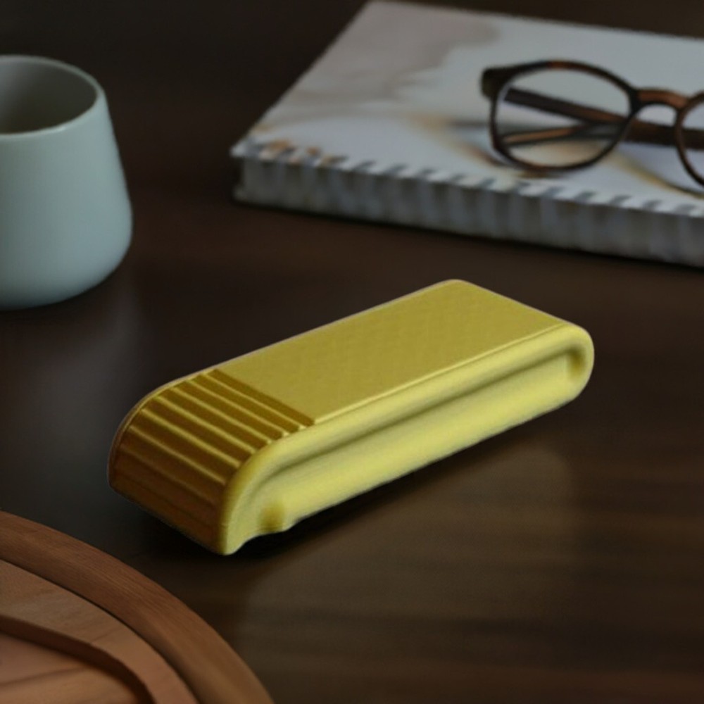 Bright Yellow Hard Shell Glasses Case for Travel Protection