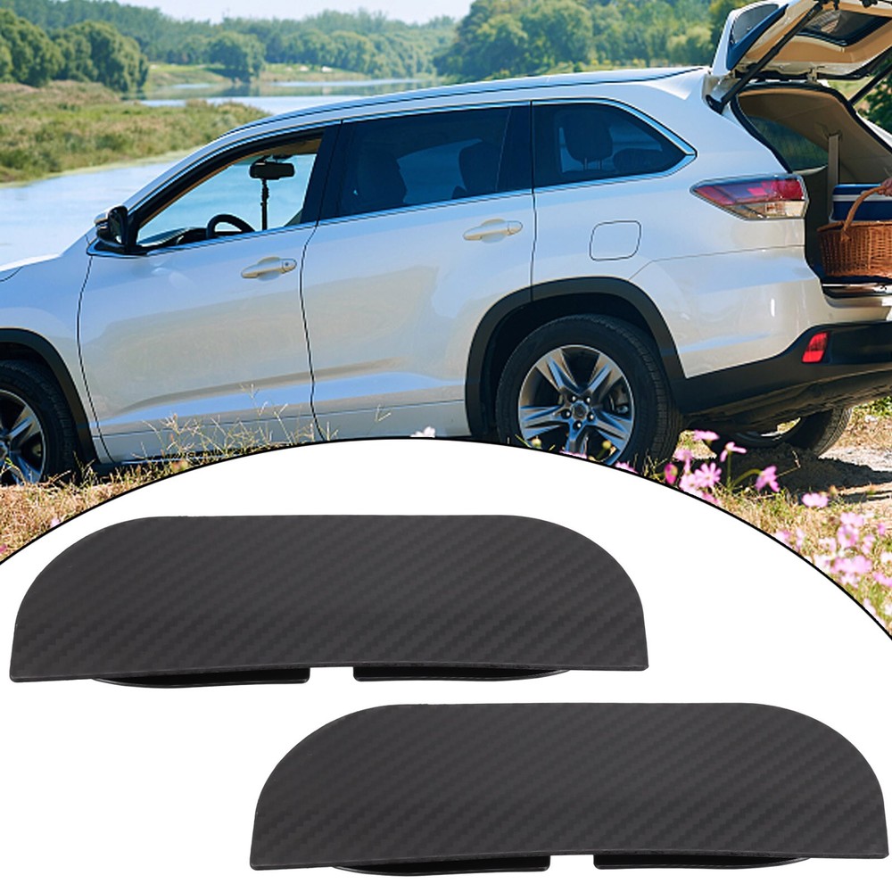 Stylish and Practical Car Auto Parts Rearview Mirror Rain Eyebrow Cover (2PCS)