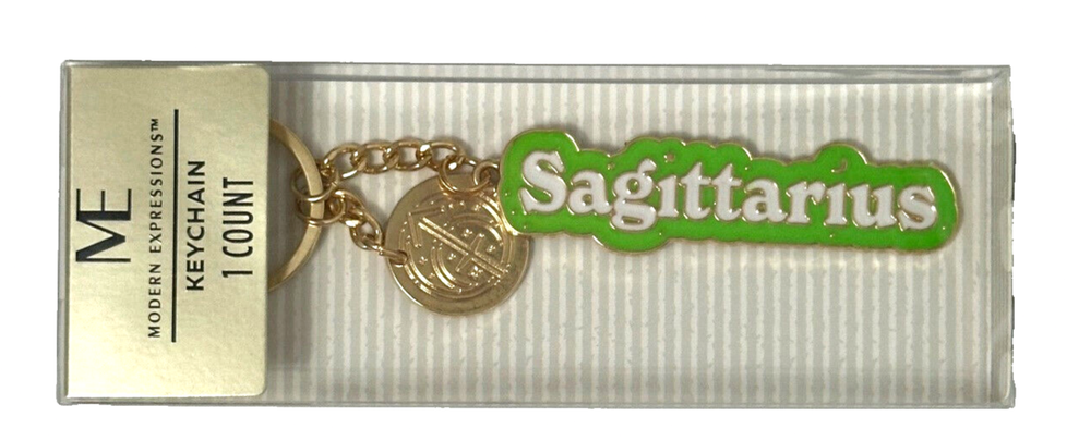 Zodiac Keychain Metal and Enamel 