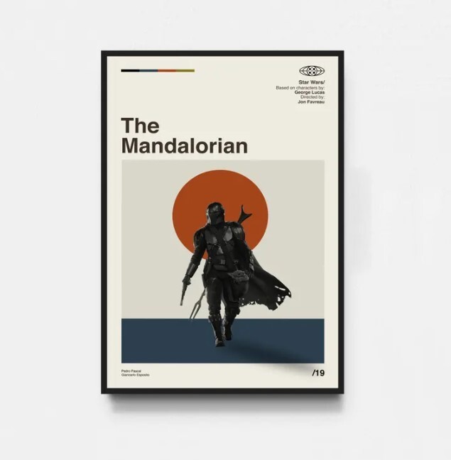 Mandalorian Star Wars Poster Print for Fans and Collectors