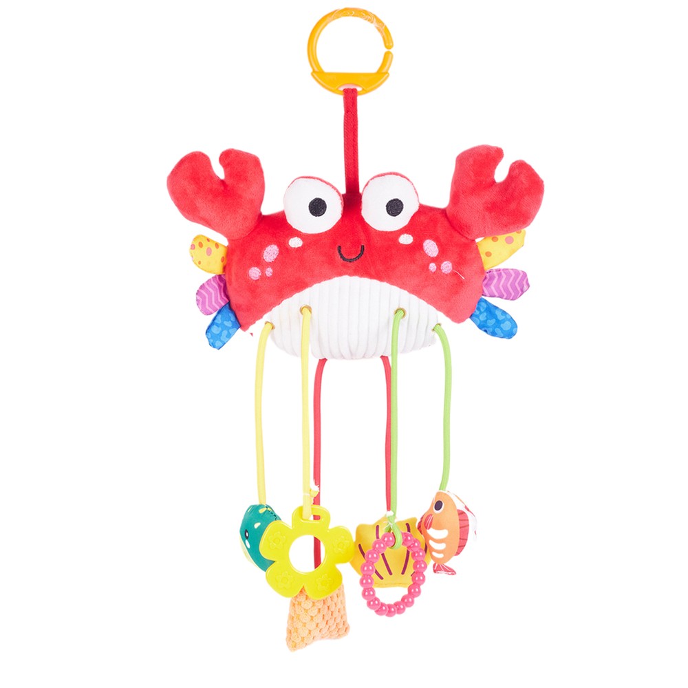 Baby Crib Cot Pram Hanging Rattle Spiral Stroller & Car Seat Pushchair Plush Toy