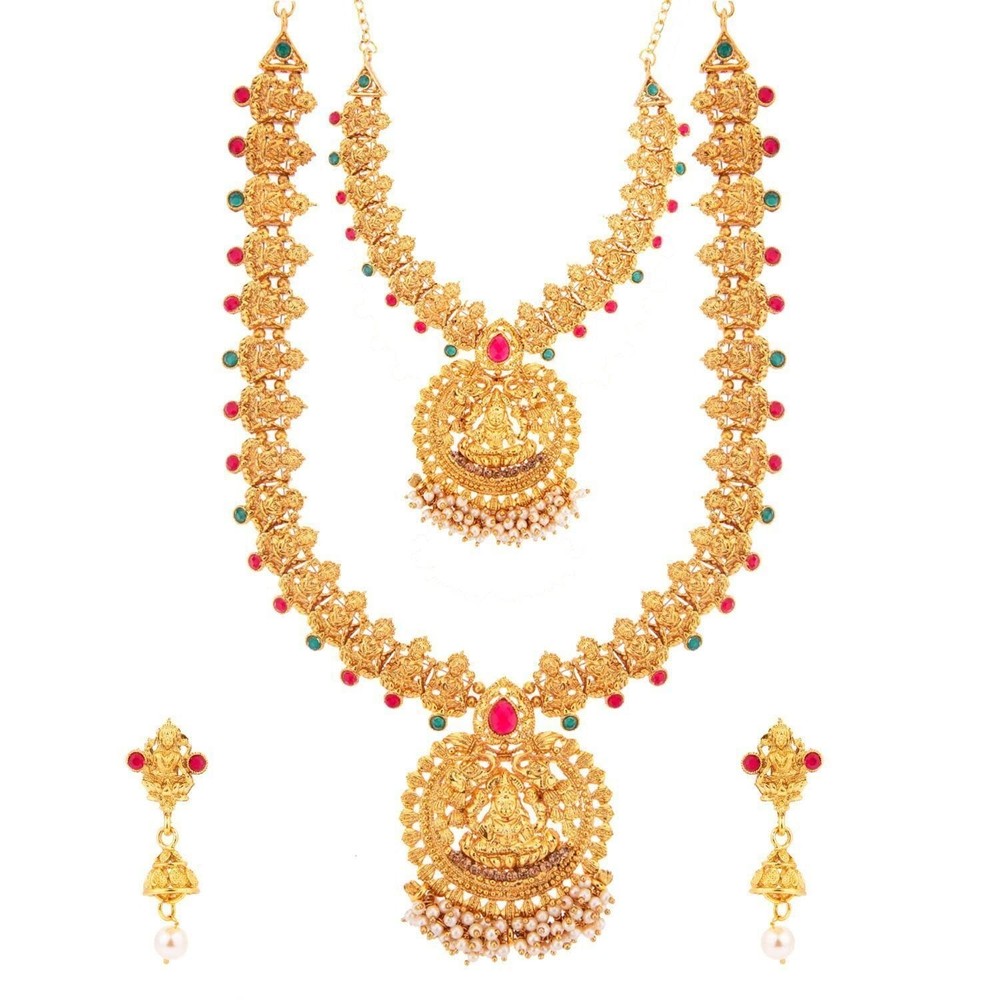 Efulgenz Indian Jewelry Sets for Women Bridal Traditional Ethnic Wedding Temp...