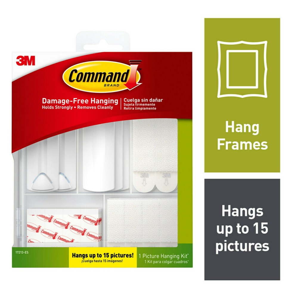 Command General Purpose Picture Hanging Kit, Hang Up To 15 Pictures