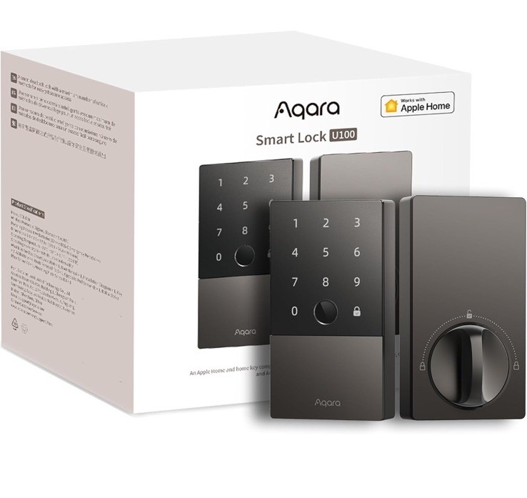 Aqara U100 Smart Lock – Fingerprint Keyless Entry for Apple Home  