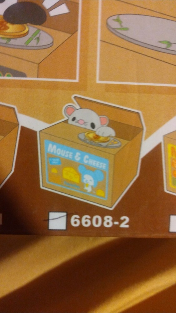Mischief Mouse & Cheese Automated Stealing Coin Saving Box Bank-image