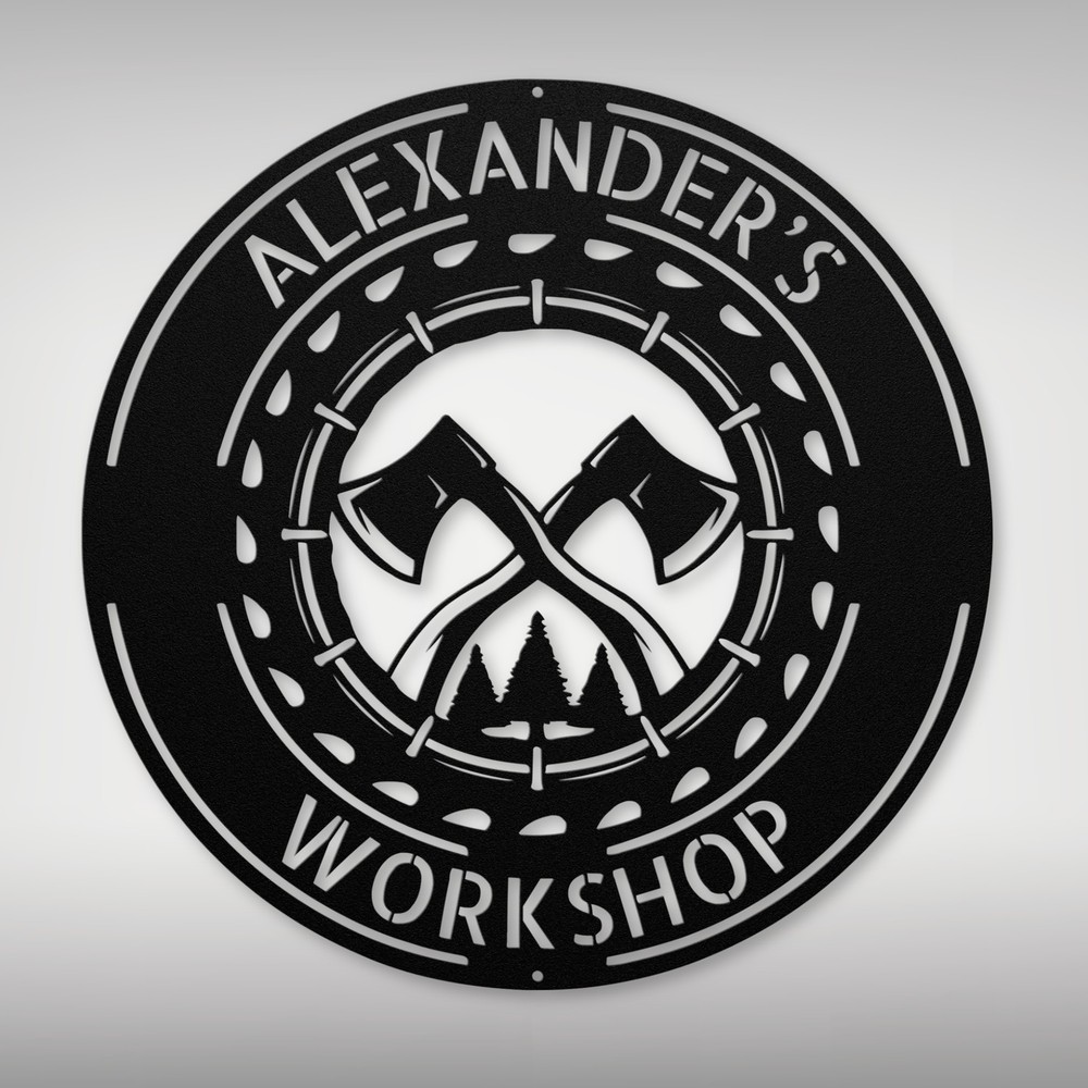 Custom Lumberjack Metal Sign Rustic Decor for Lumberjack Lovers