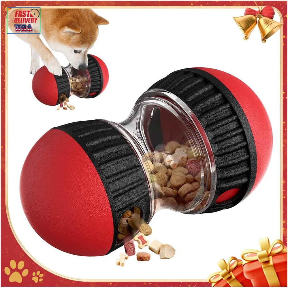 Dog Puzzle Toys, Rolling Treat Dispensing Dog Toys for Brain Stimulation, Dog Tr