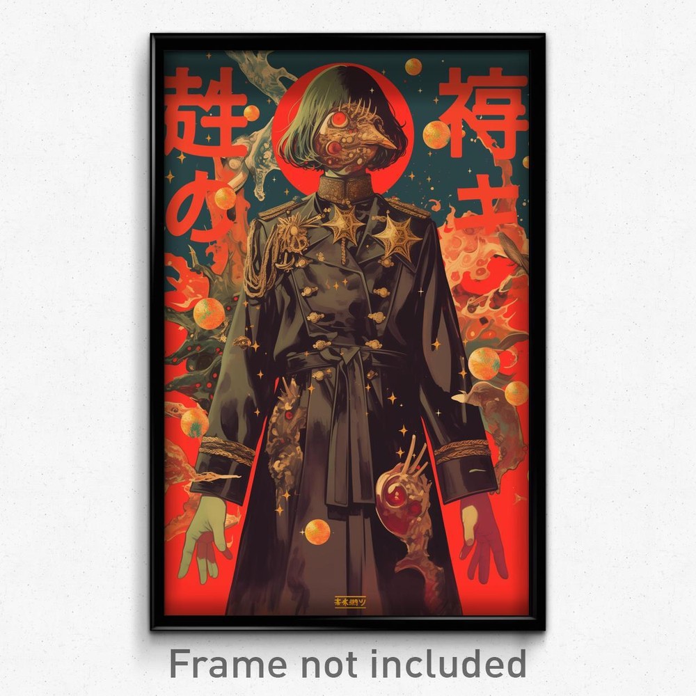 Vintage Spanish Movie Poster Art Print - Man in Collared Coat Expressing Dislike