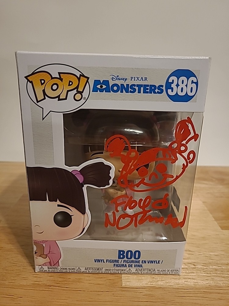 Funko Pop! Disney/ Pixar Monsters: Boo #386 Signed & Sketched By Floyd Norman