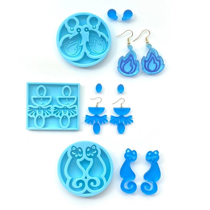 DIY Jewelry Mold Hanging Pendant Keychain Decoration Casting Resin Mold
