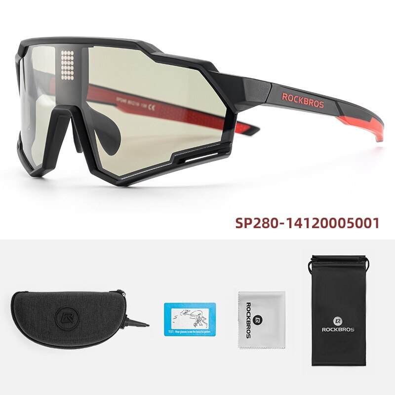 ROCKBROS Polarized Photochromic Cycling Sunglasses for UV Protection