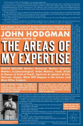 The Areas of My Expertise - Hardcover By Hodgman, John - GOOD