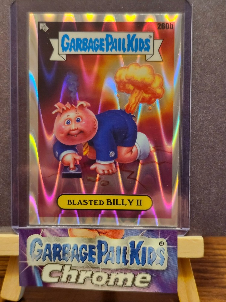 Garbage Pail Kids Chrome 7 Drool Refractor Blasted Billy II 260b Rare Trading Card