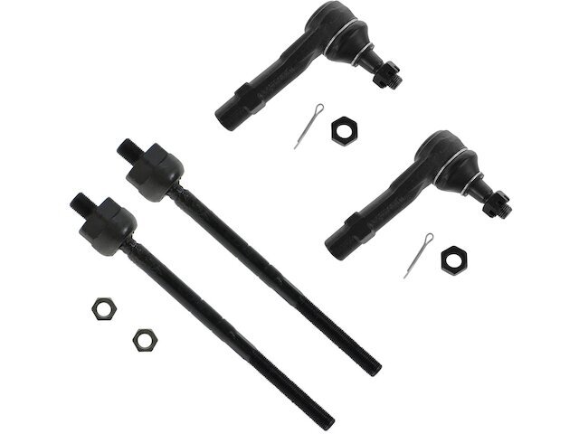 Front TRQ 4 Piece Tie Rod Set Tie Rod End Set fits Mazda B3000 1998-2007 76TKVH