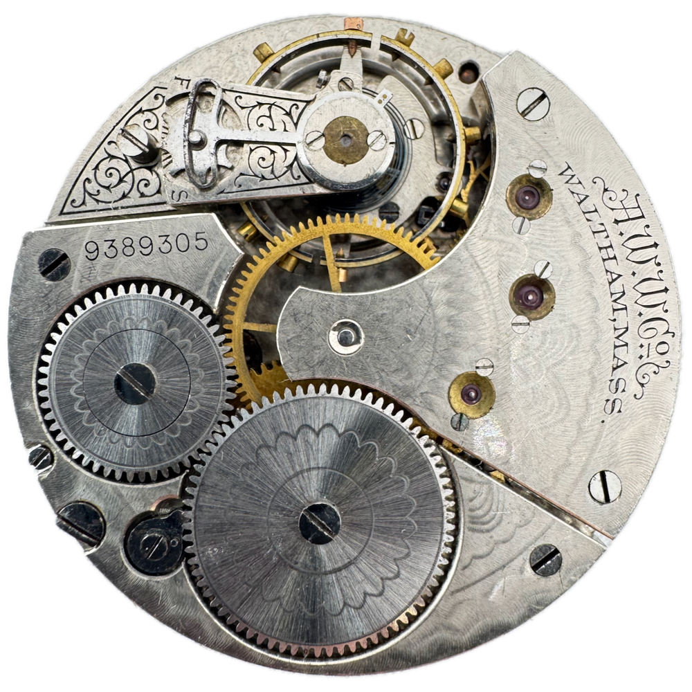 Antique 1899 Waltham 15 Jewel 16s Mechanical Pocket Watch Movement 28 USA