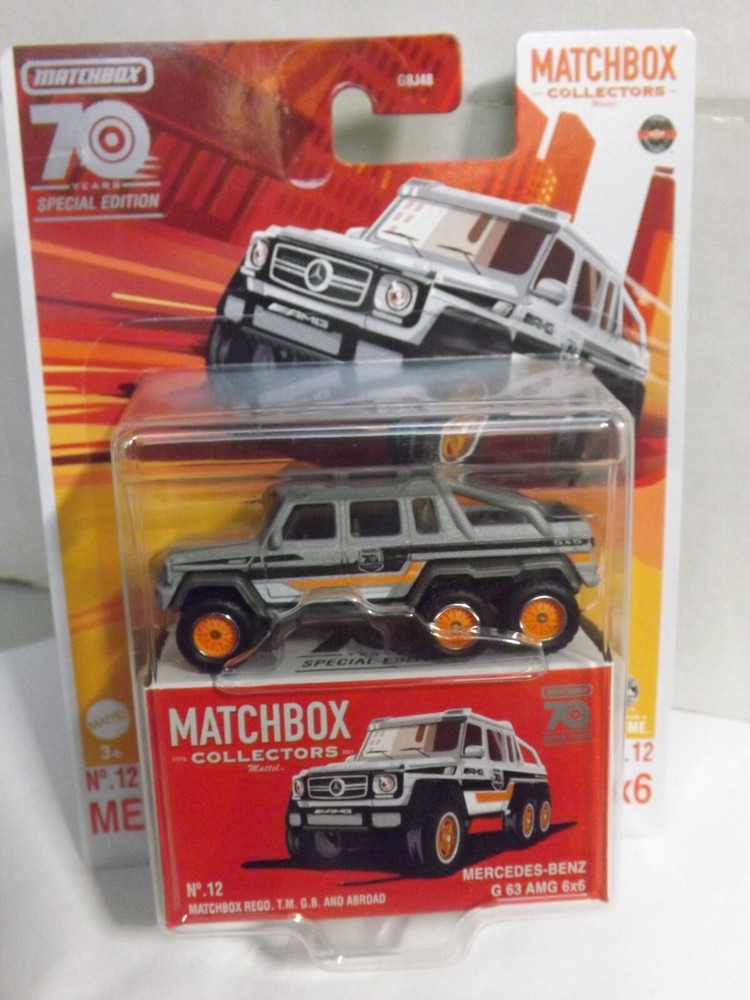 2022 Matchbox 70th Special Edition  Mercedes-Benz G 63 AMG 6X6  No. 12