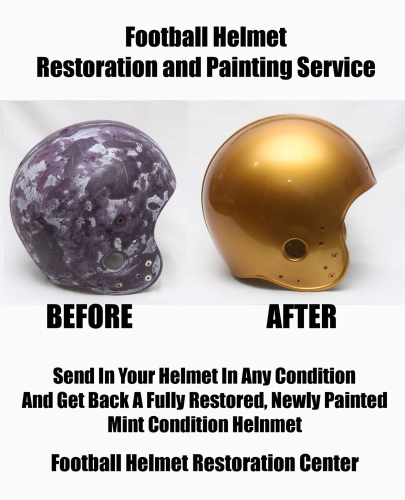 Customer SEND IN Football Helmet  Restoration & Painting Service-image