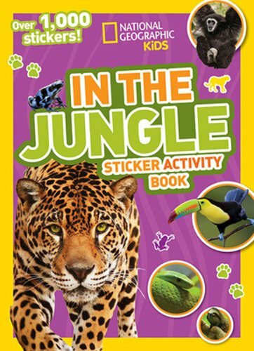 National Geographic Kids Jungle Sticker Activity Book with 1000+ Stickers