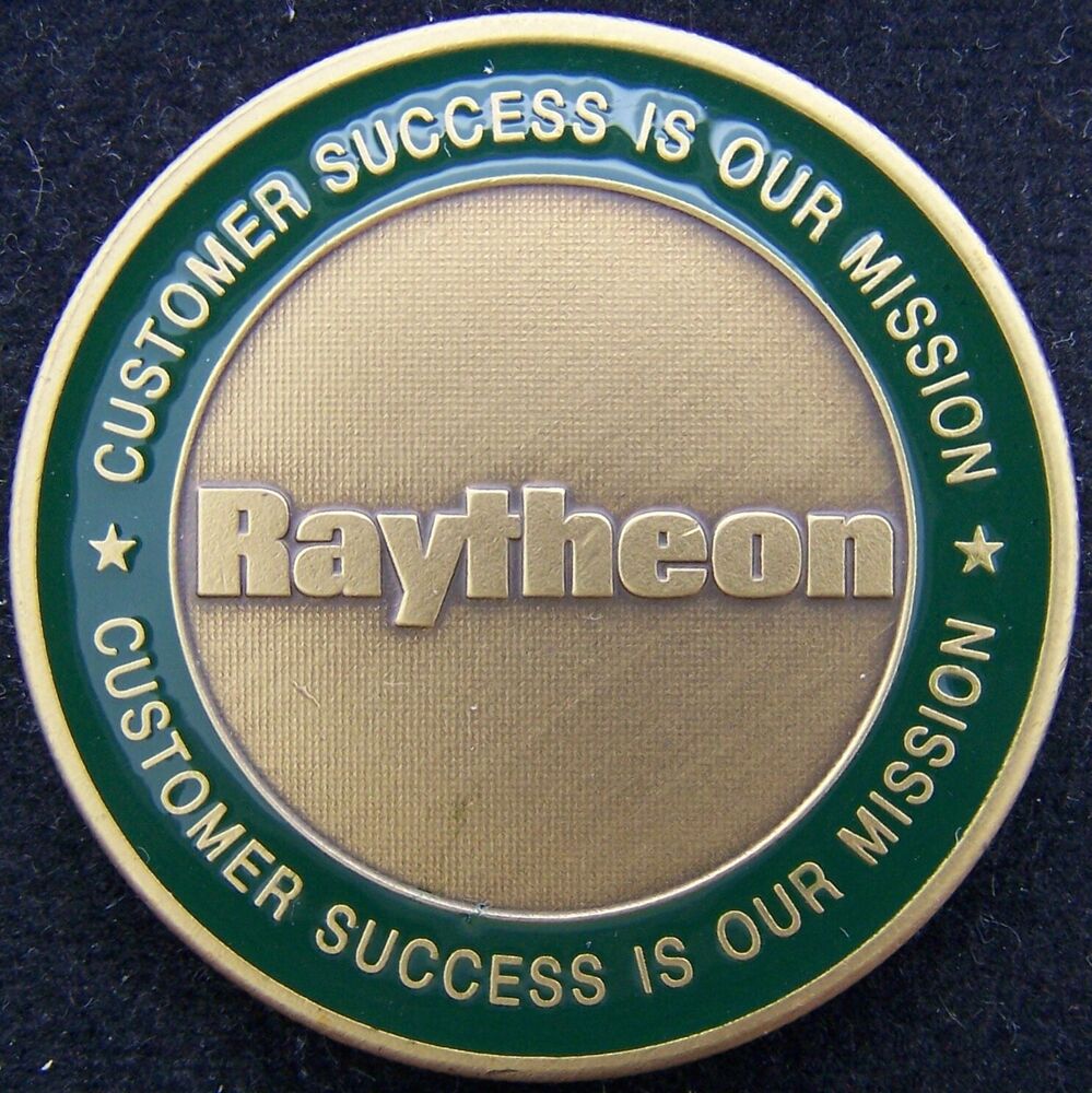 Raytheon Customer Success Vintage Challenge Coin-image