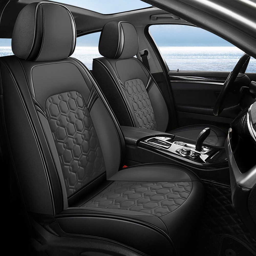 Full Set PU Leather Seat Covers Protector Pad For Volkswagen Jetta 2008-2024