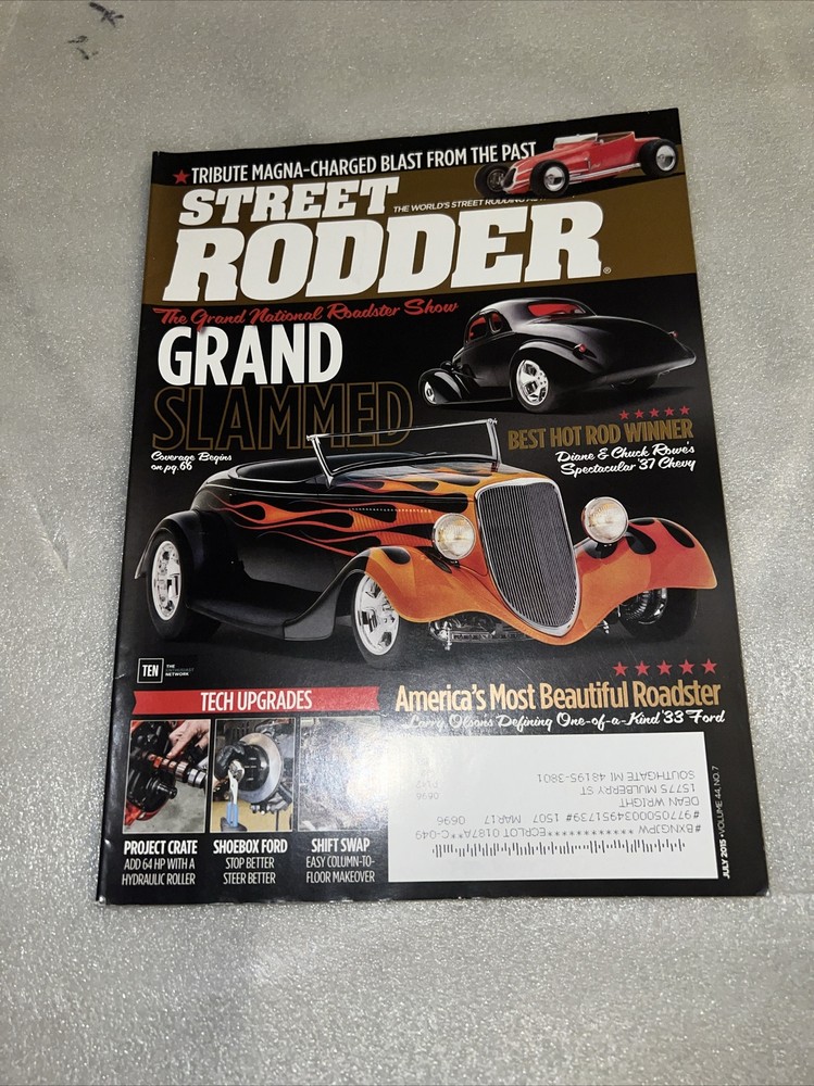 Street Rodder Magazine - July 2015  -  T58