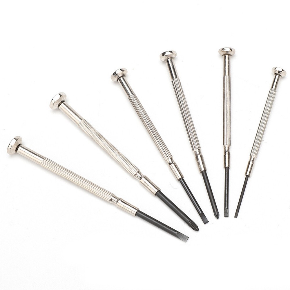 6Pcs Watch Screwdriver Set Precision Jewelry Eyeglasses Repair Tool Kit New