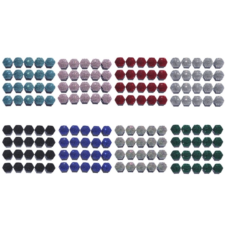 20Pcs 17/19/21mm Car Wheel Center Covers Nut Cover Screw Protector