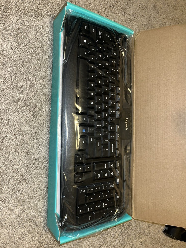 Logitech MK320 Wireless Keyboard No USB Receiver Black- Used Model Y-R0067