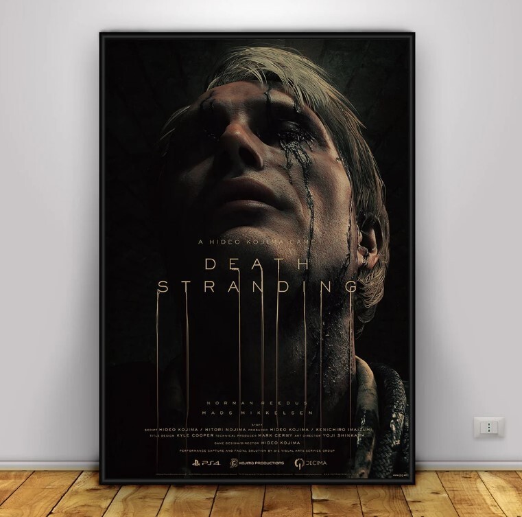 Death Stranding Themed Game Poster – Premium Wall Art Print for Home Decor, Gaming Room, or Office – High-Quality Wall Decor for Fans of the Iconic Video Game
