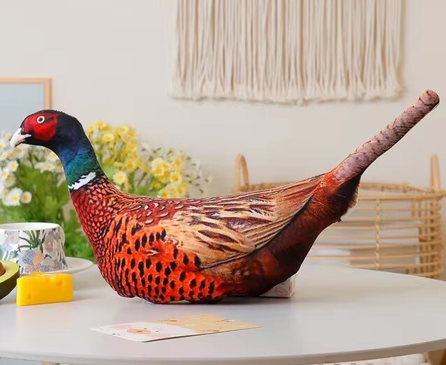 Pheasant Cock Bird Printed Pillow 18