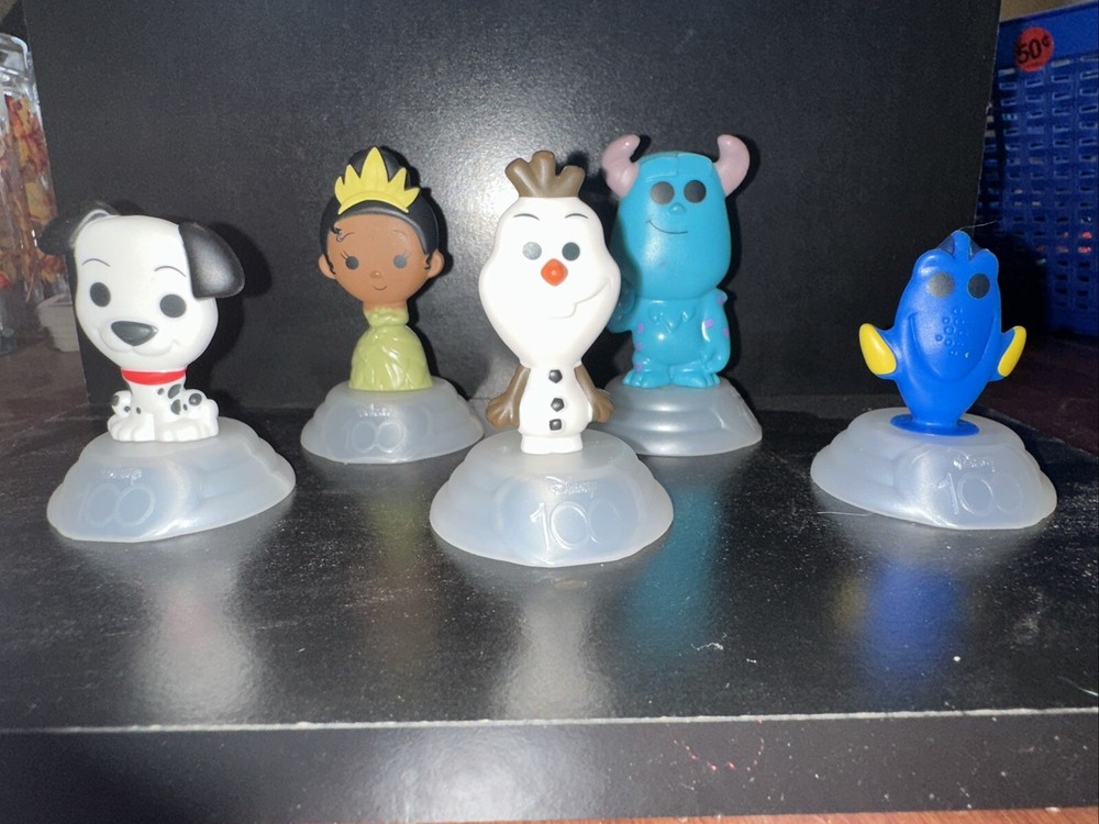 McDonald’s Disney's 100 Year Anniversary Celebration Happy Meal Toys Lot