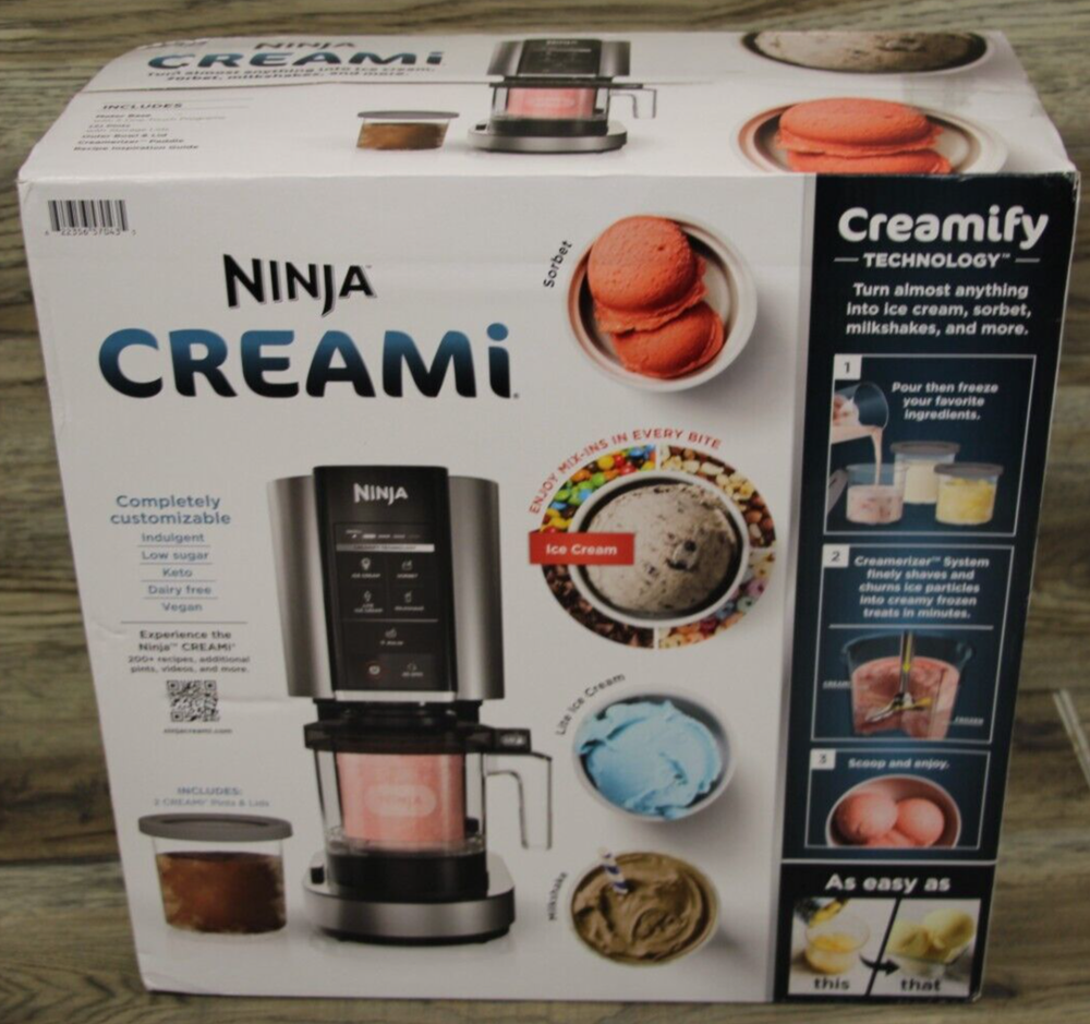 Discover the NEW Ninja NC300 CREAMi Ice Cream Maker for homemade frozen treats with endless flavor possibilities