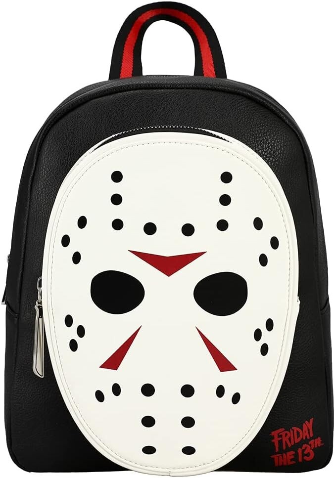 Friday The 13th Jason Voorhees Glow In The Dark Mini Backpack by Bioworld NEW