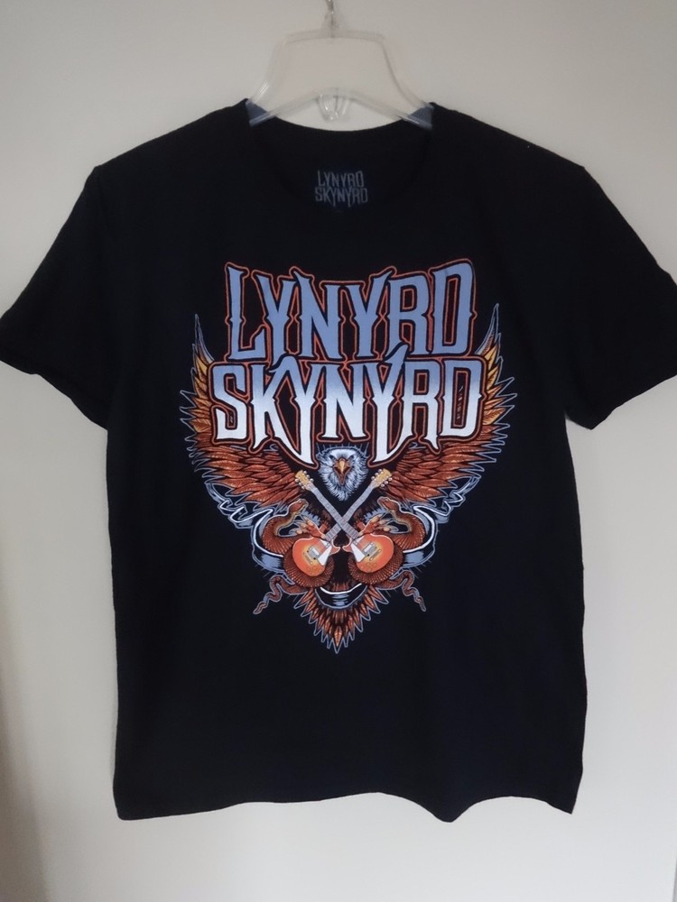 Official Merchandise Graphic Printed Lynyrd Skynyrd Tour Concert T-Shirt Men Med