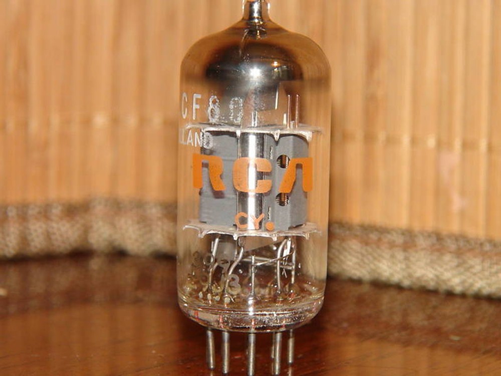 Vintage RCA ECF80 6BL8 Stereo Tube Made In Holland #1208 898 76