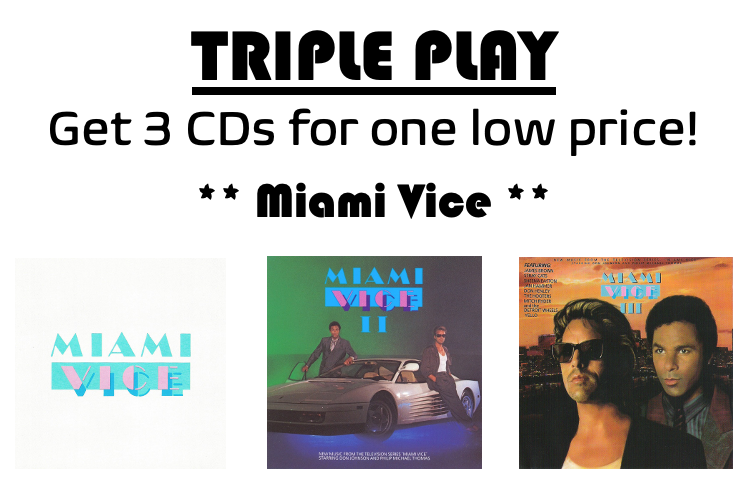 MIAMI VICE - Triple Play Sale: Lot Of 3 CDs  ** FREE US SHIPPING! **-image