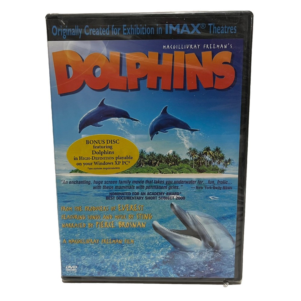 IMAX - Dolphins (DVD, 2004) Nature Animal Sea Documentary Ocean Education