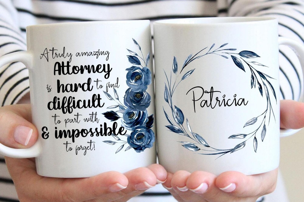 Personalized Attorney Gift Mug For Women Lawyer Gift Mug Appreciation Gift