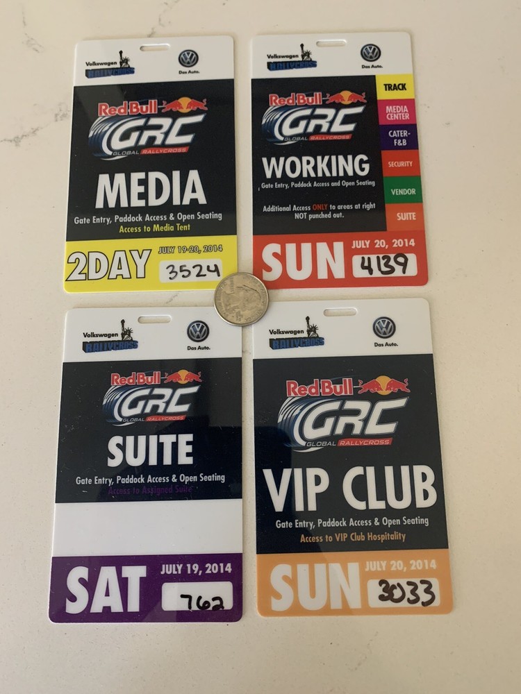 Red Bull Global RallyCross GRC NY Hard Cards VIP Media SUITE VW ANDRETTI DasAuto
