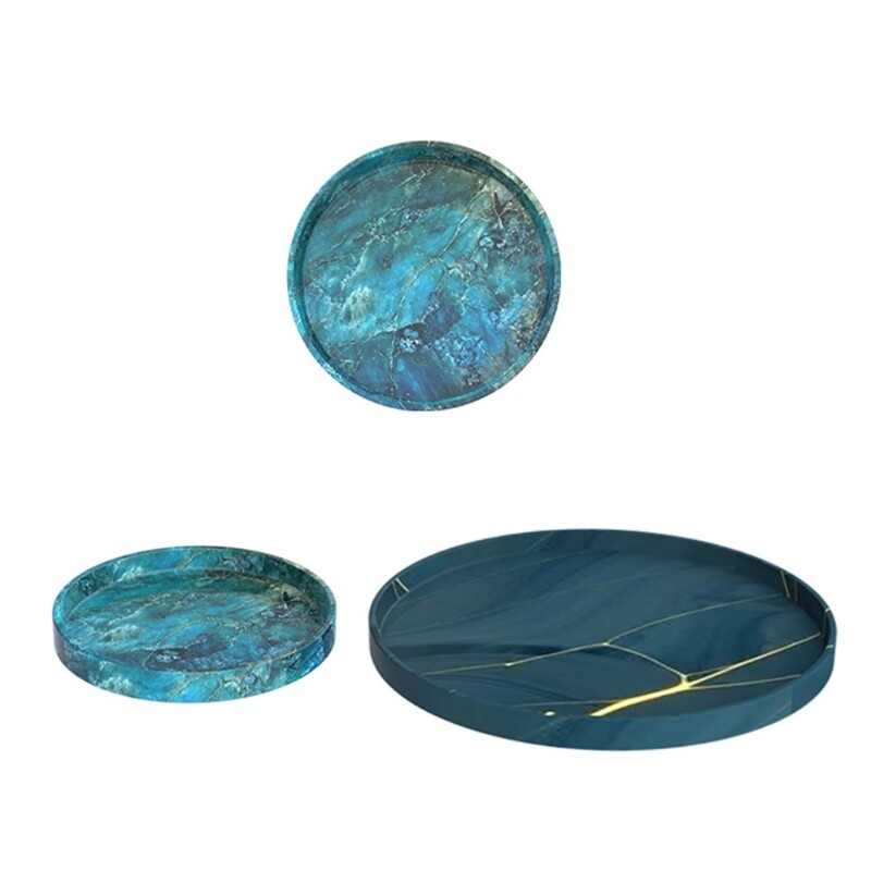 DIY Round Serving Board Epoxy Resin Mold for Fruit Trays