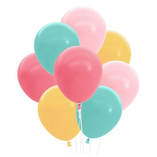 Party Decorations Italian Summer Latex Balloons - 25 pk, 12