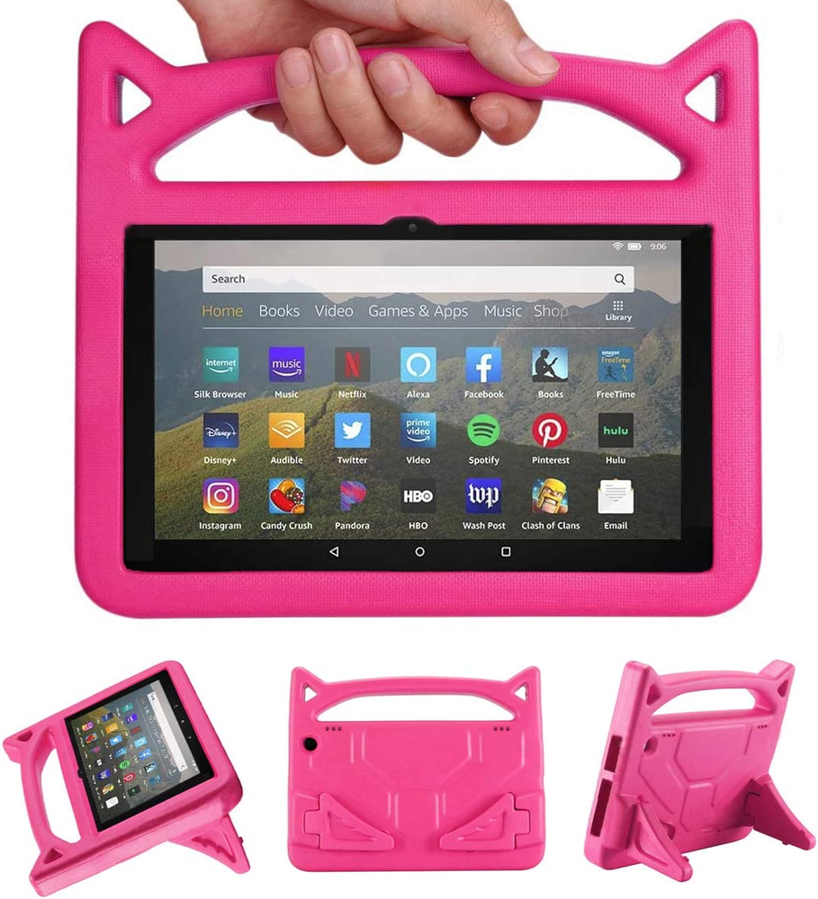 Fire HD 8 Case,Fire HD 8 Tablet Case for Kids,(12Th/10Th Gen,2024/2022/2020 Rele